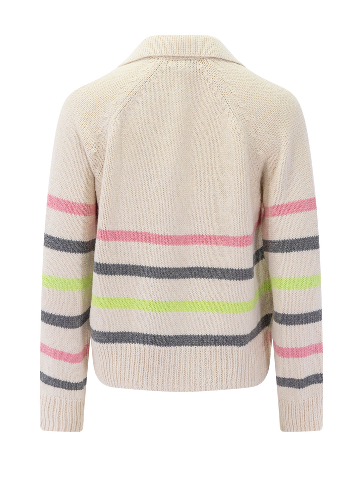 berkeley sweater polo in multi stripe