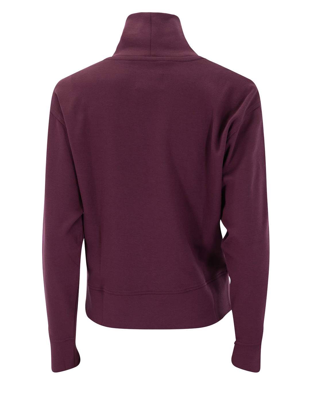 nova mock neck sweatshirt in fig