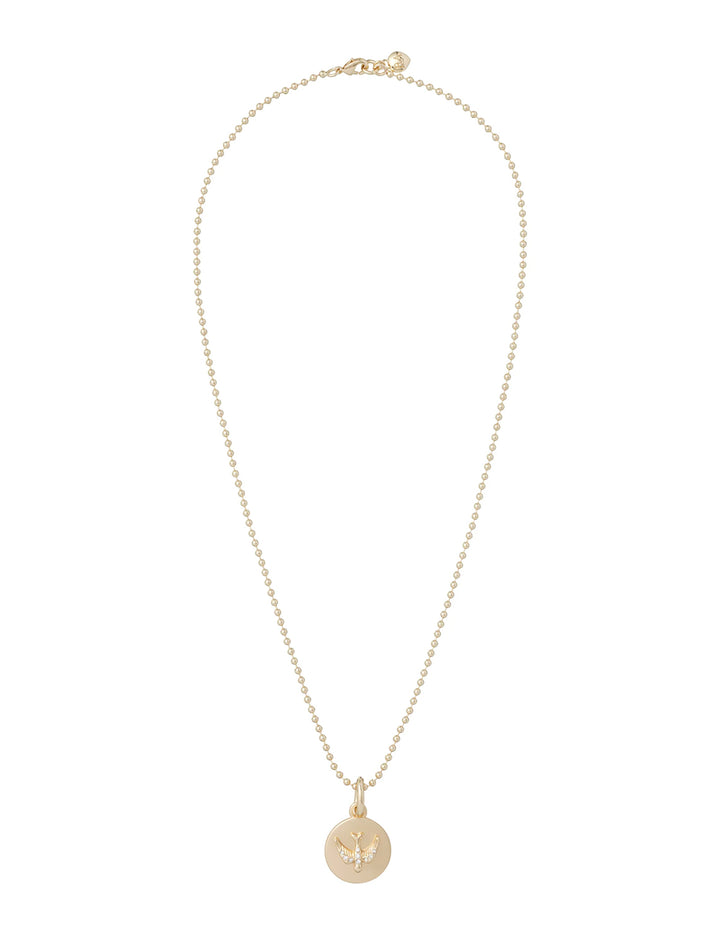 free spirit necklace in gold