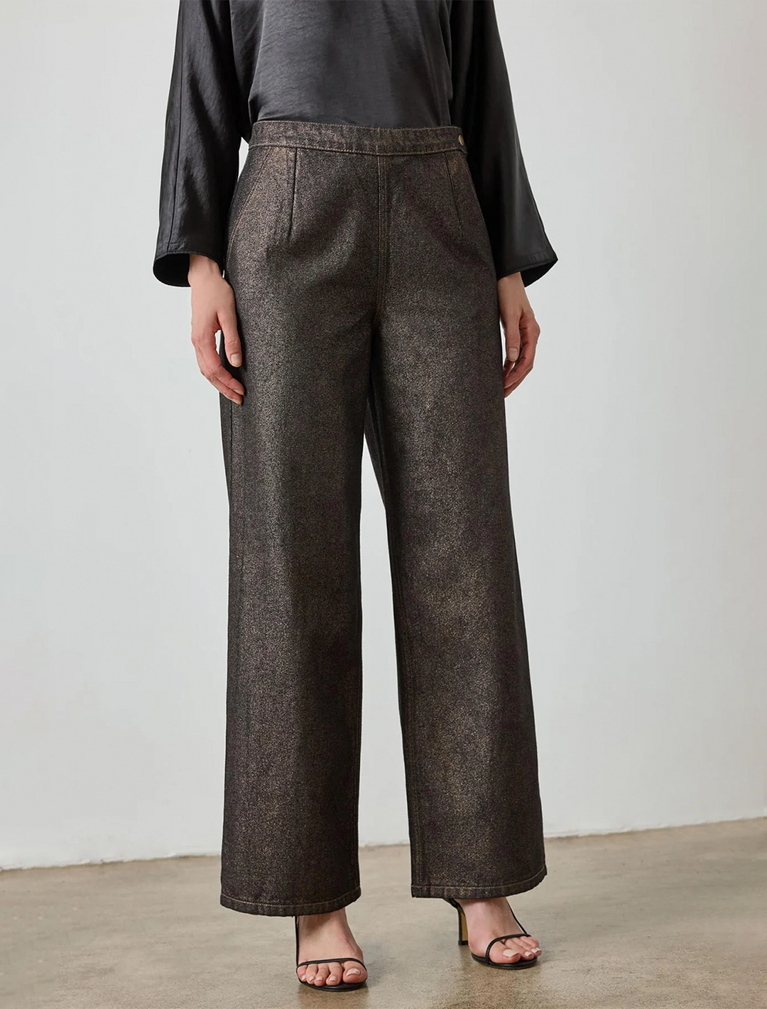 copper denim pant