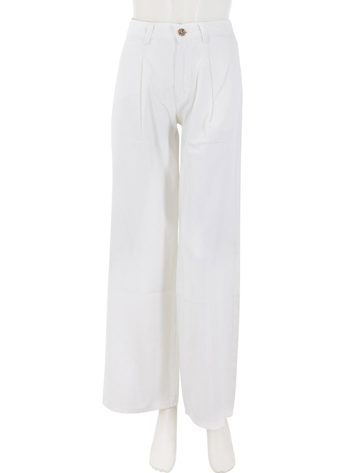 isabel wide leg in white