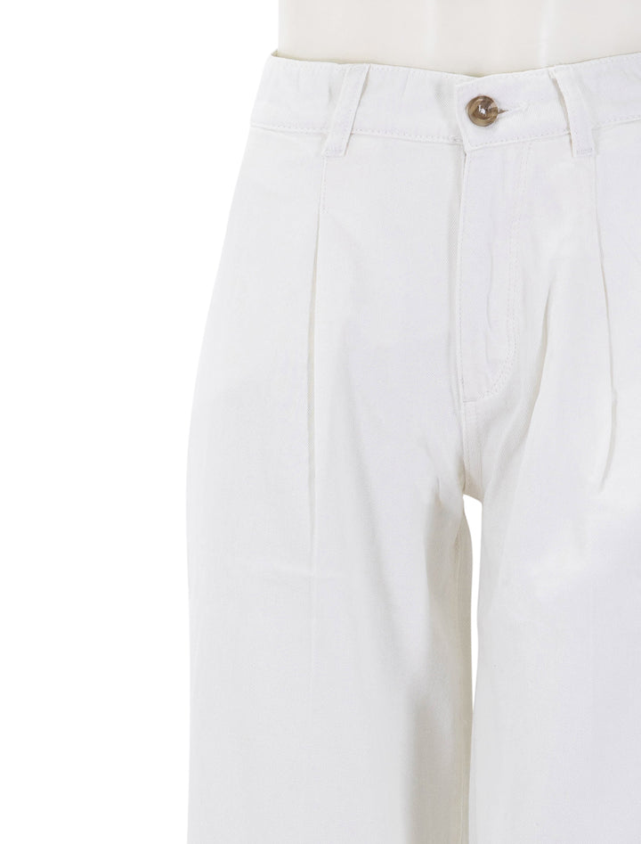 isabel wide leg in white