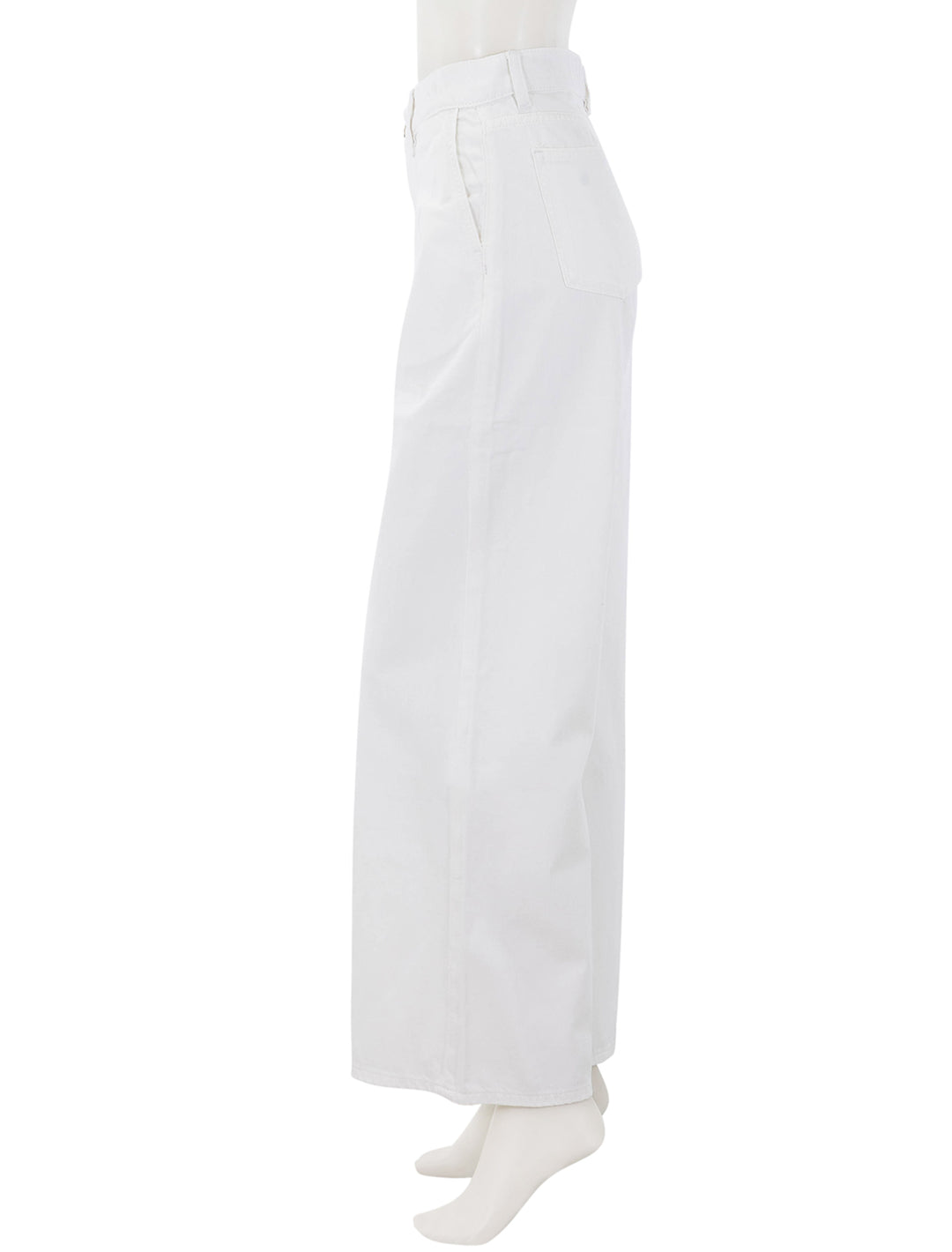 isabel wide leg in white