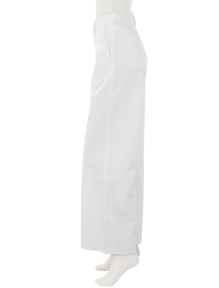 isabel wide leg in white