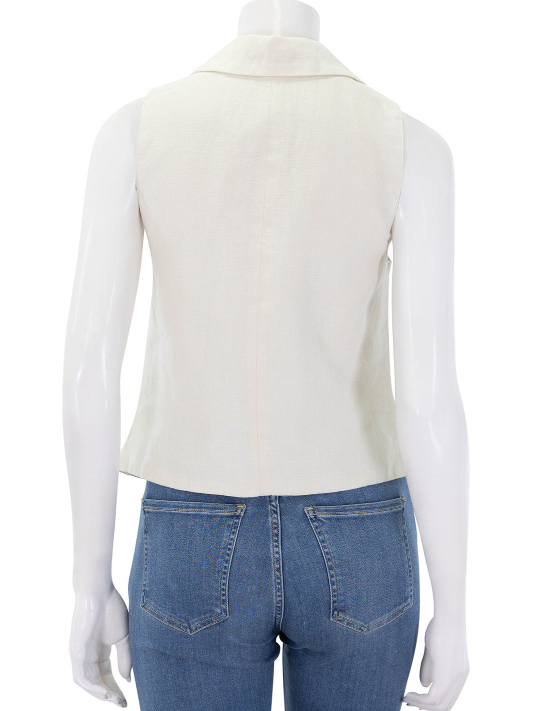 neev top in flax linen