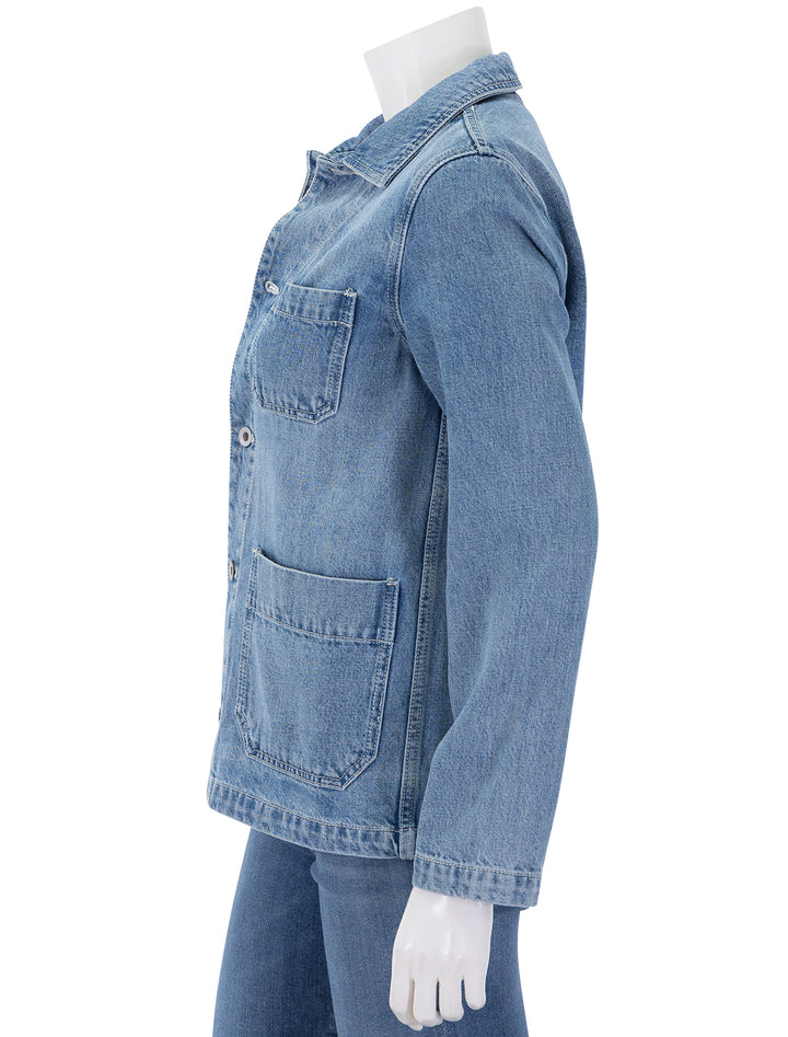britt work jacket in denim