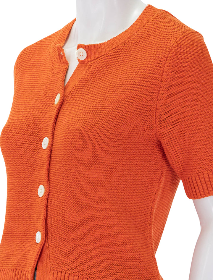 elle sweater in tangerine