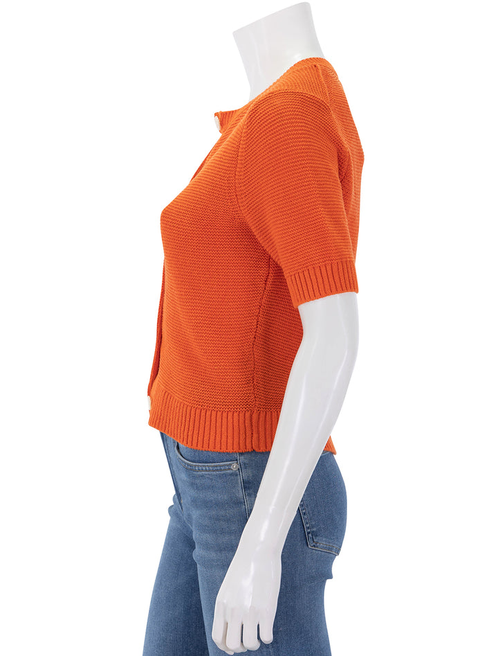 elle sweater in tangerine