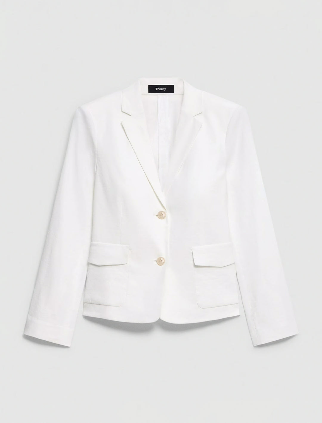 shrunken blazer in white