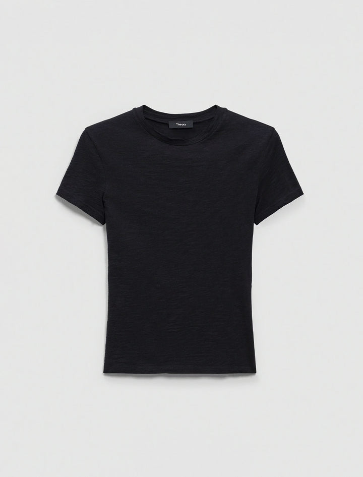 tiny tee slub in black