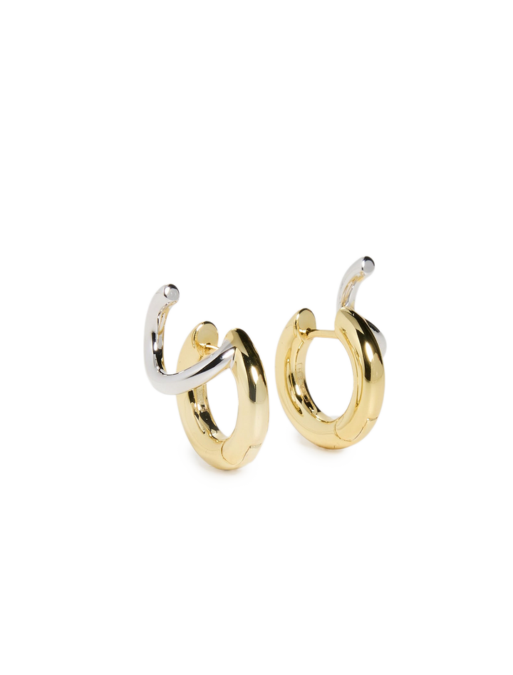 super katerina two tone hoops