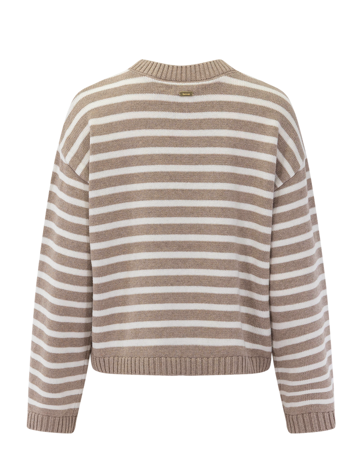 rosie fawn and ecru striped sweater