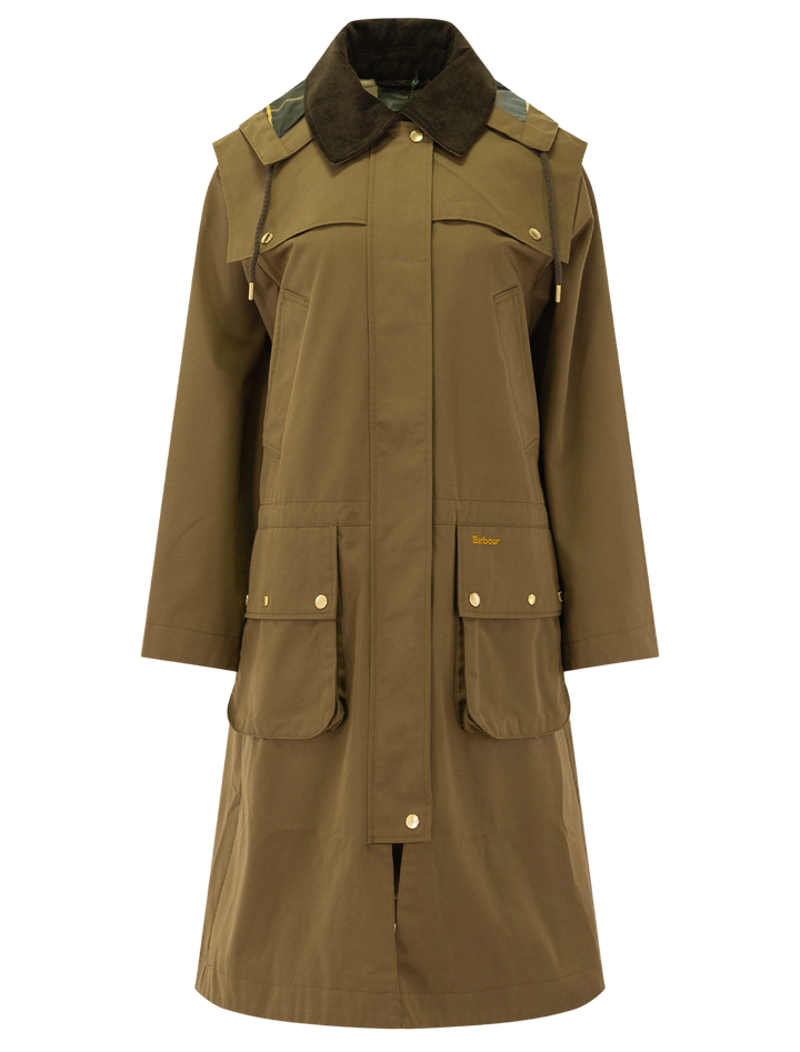 bilsdale showerproof jacket in golden olive