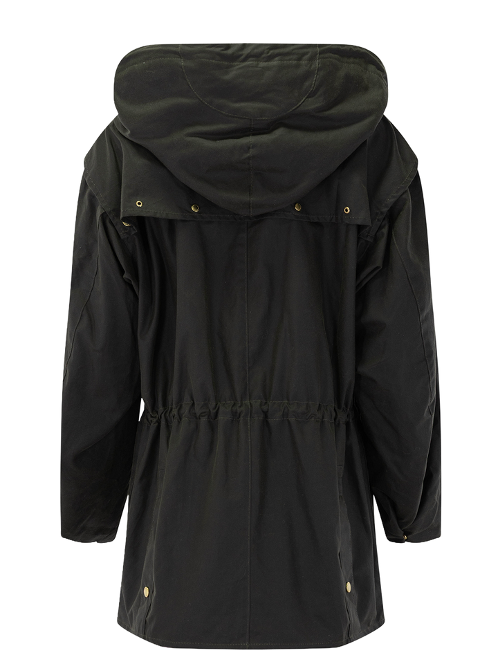 aberford wax jacket in archive olive