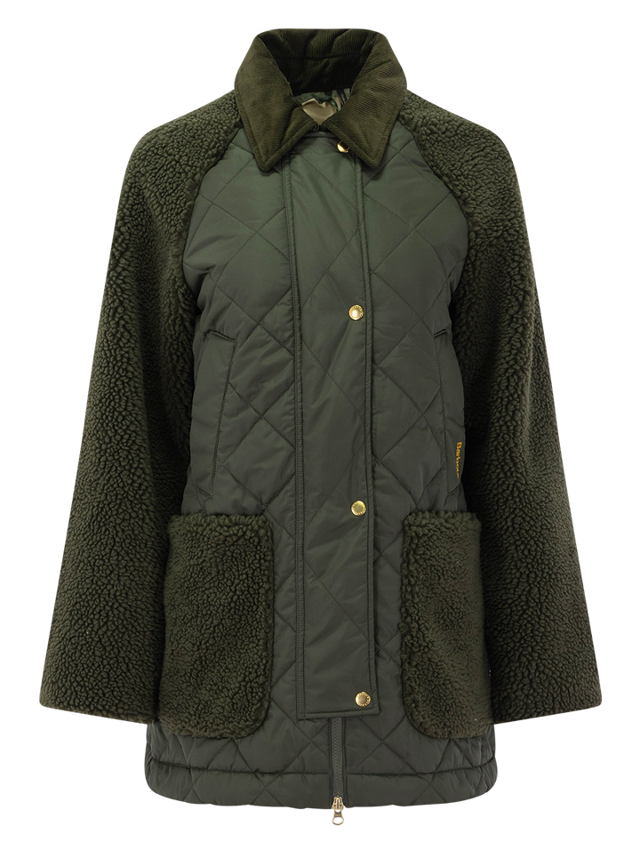 barden quilted jacket in olive