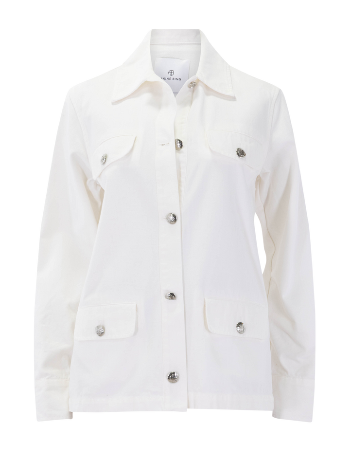 corey jacket in ecru