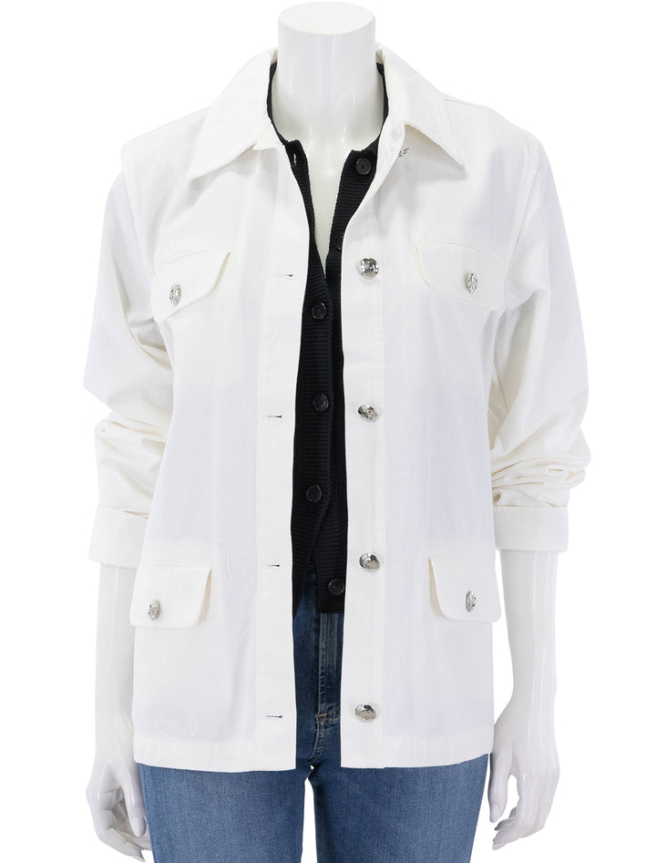 corey jacket in ecru