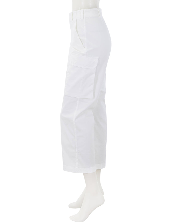 leofred cargo pant in white