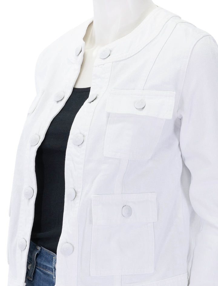 yari jacket in white