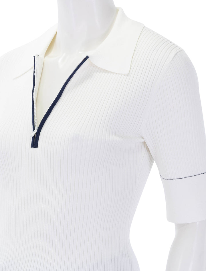 half zip polo sweater