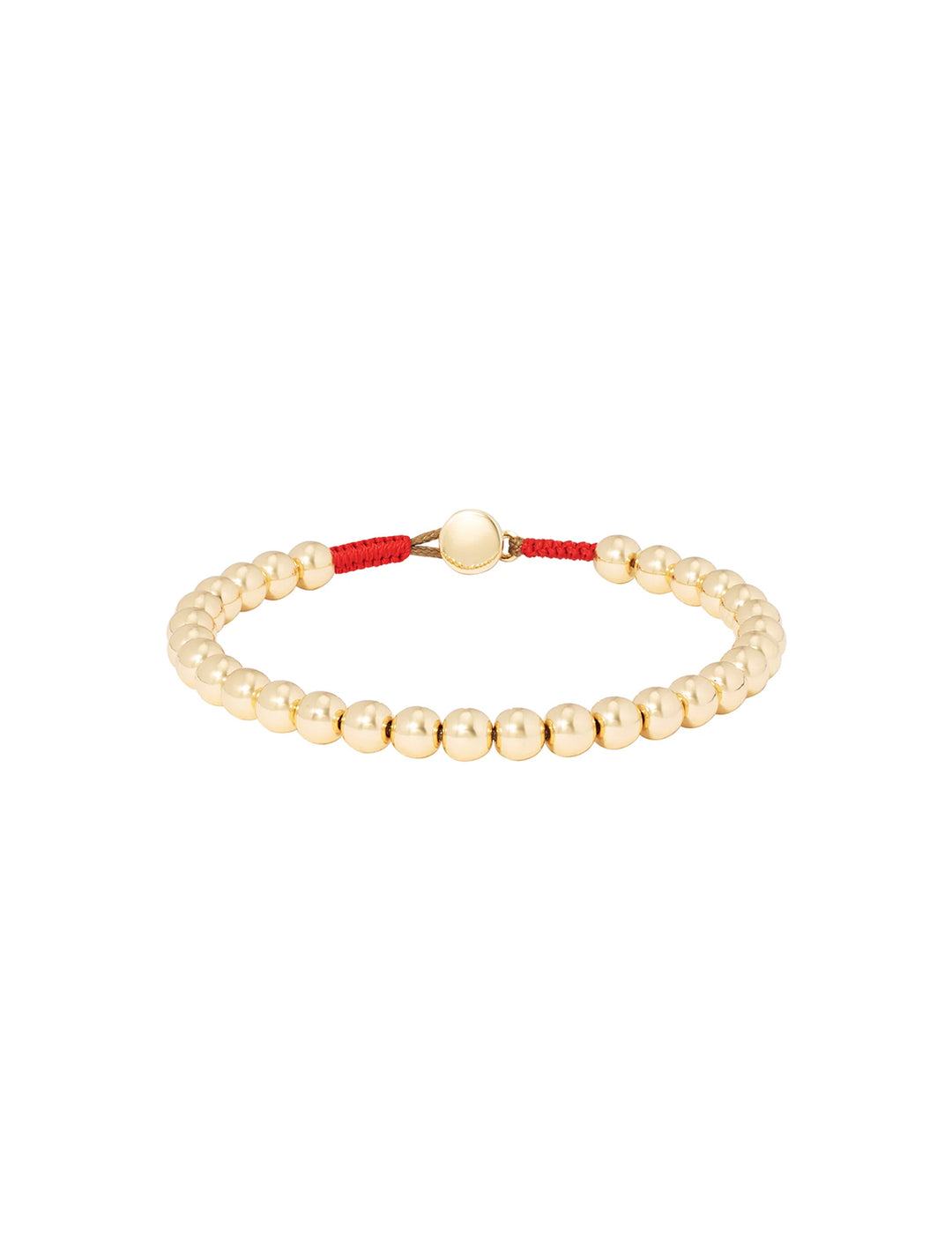 gold baby bead bracelet