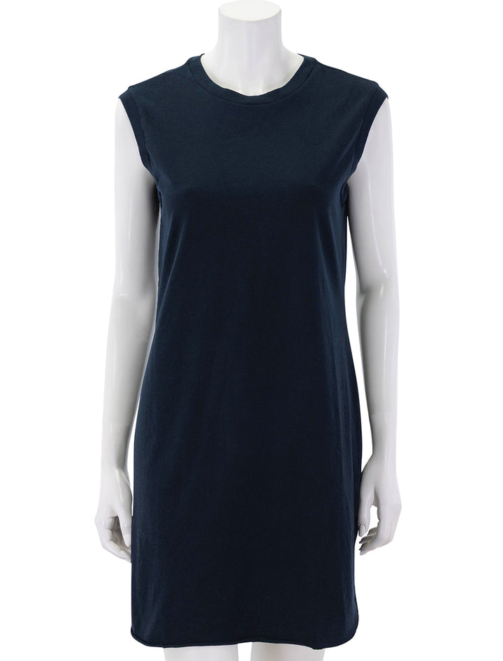 mini cory muscle tee dress in british royal navy
