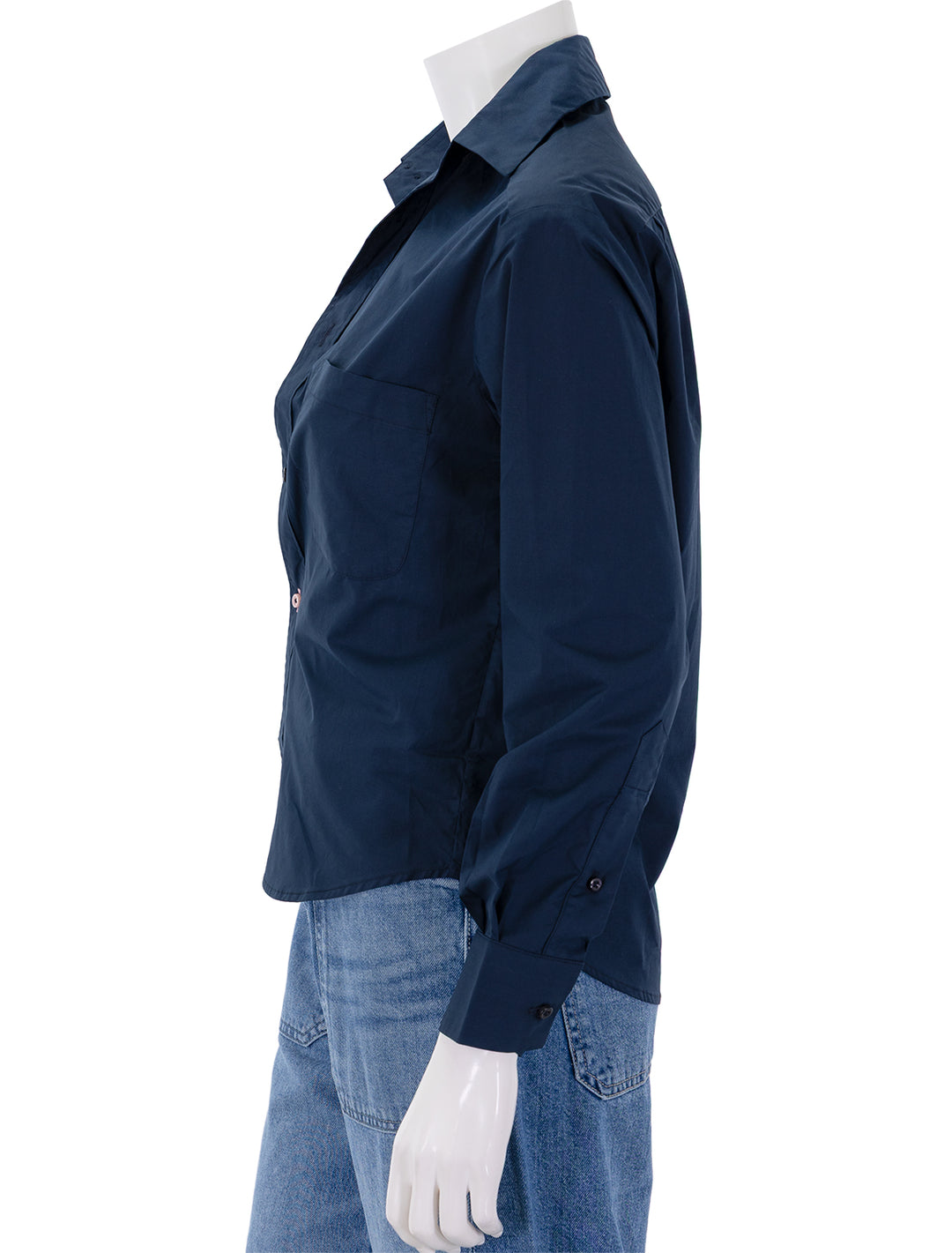 the daily shirt in navy blue