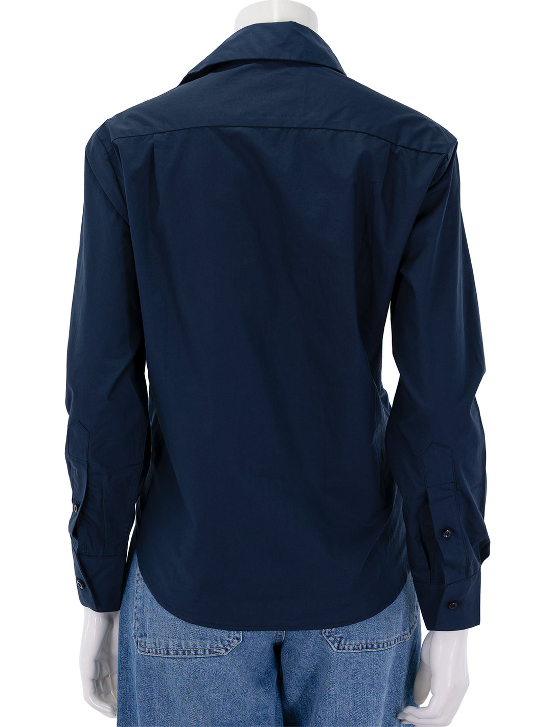 the daily shirt in navy blue