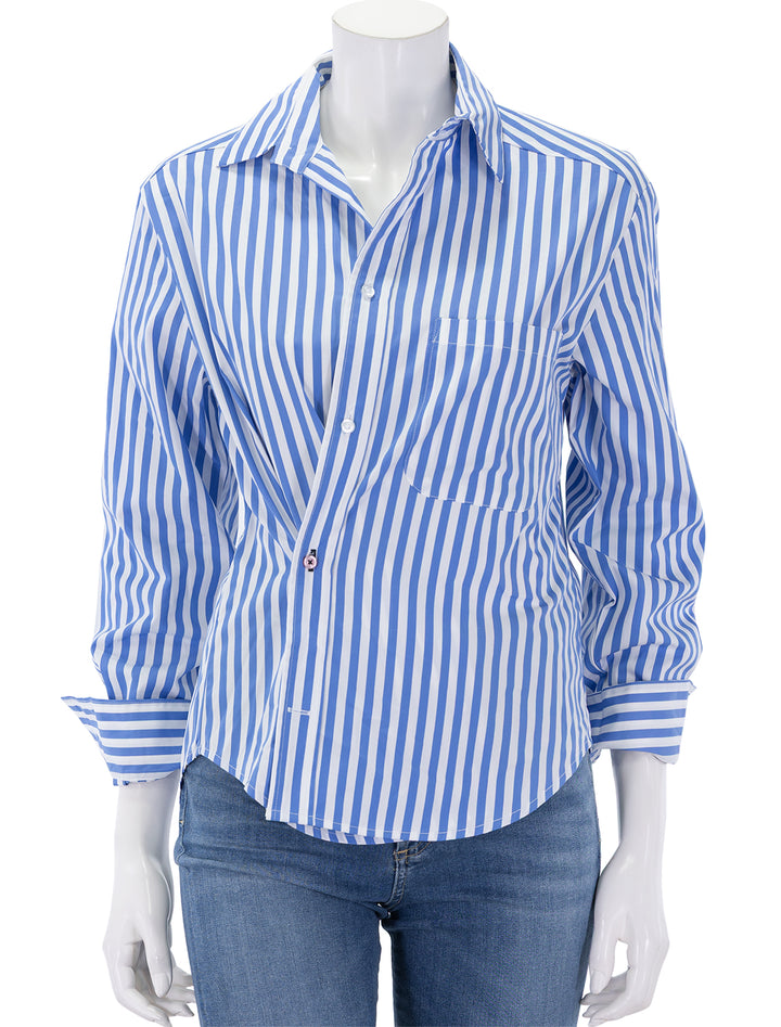 the daily shirt in cabana stripe
