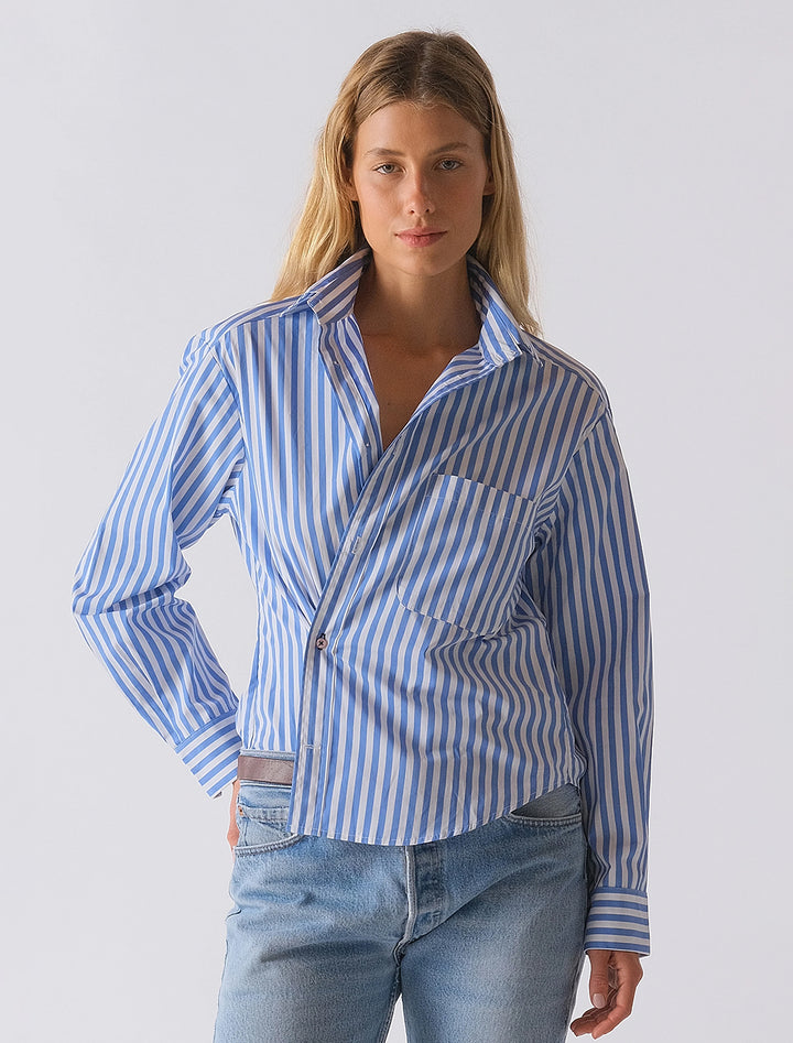 the daily shirt in cabana stripe