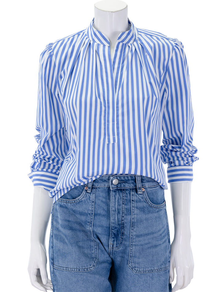 the puff shirt in cabana stripe