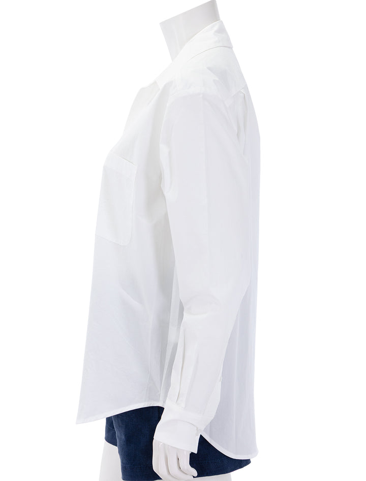 the men's shirt in optic white