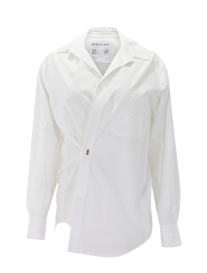 the men's shirt in optic white