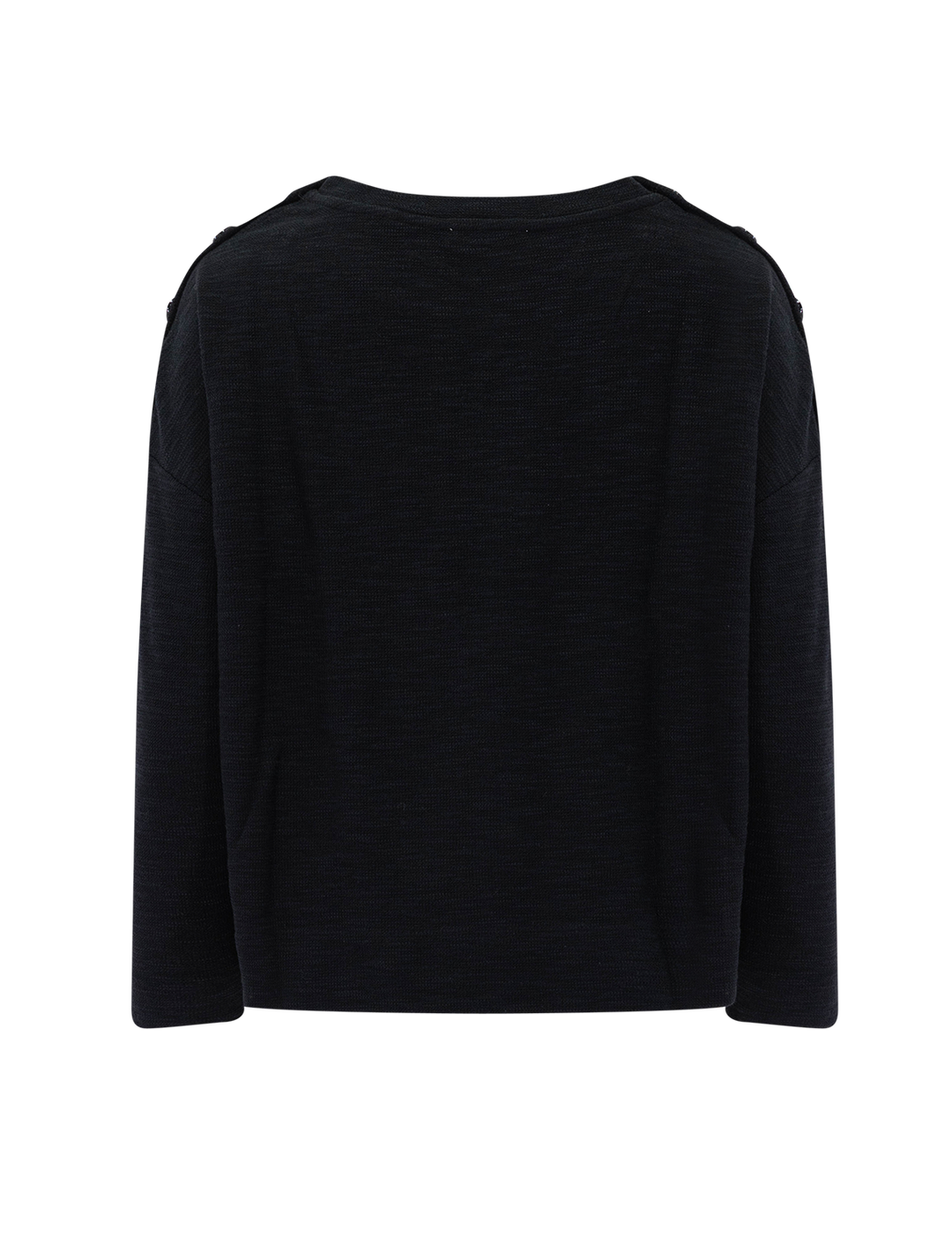 austin long sleeve tee in black