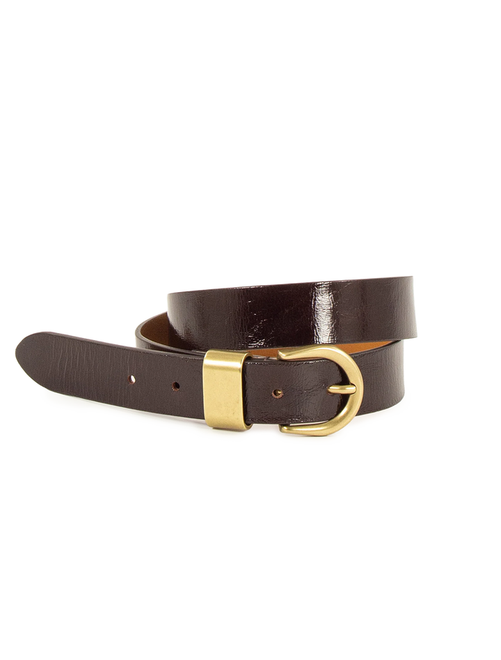 miloa p belt in browny