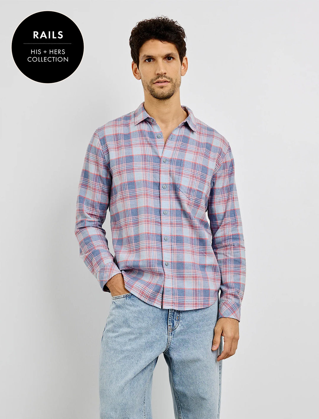 men's wyatt shirt in ruby seadragon