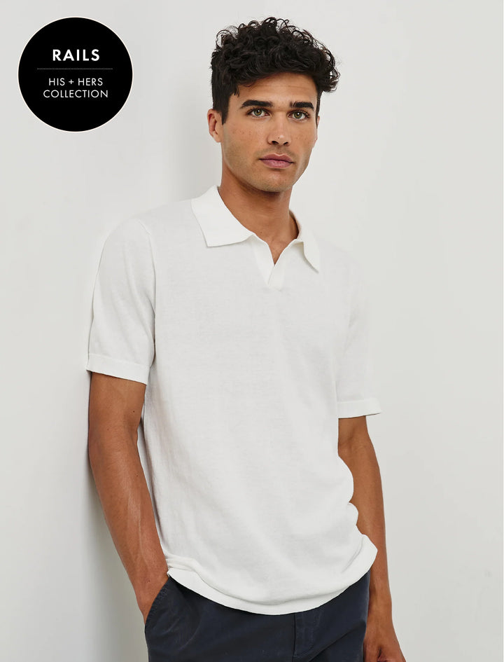 men's hayden polo shirt in white