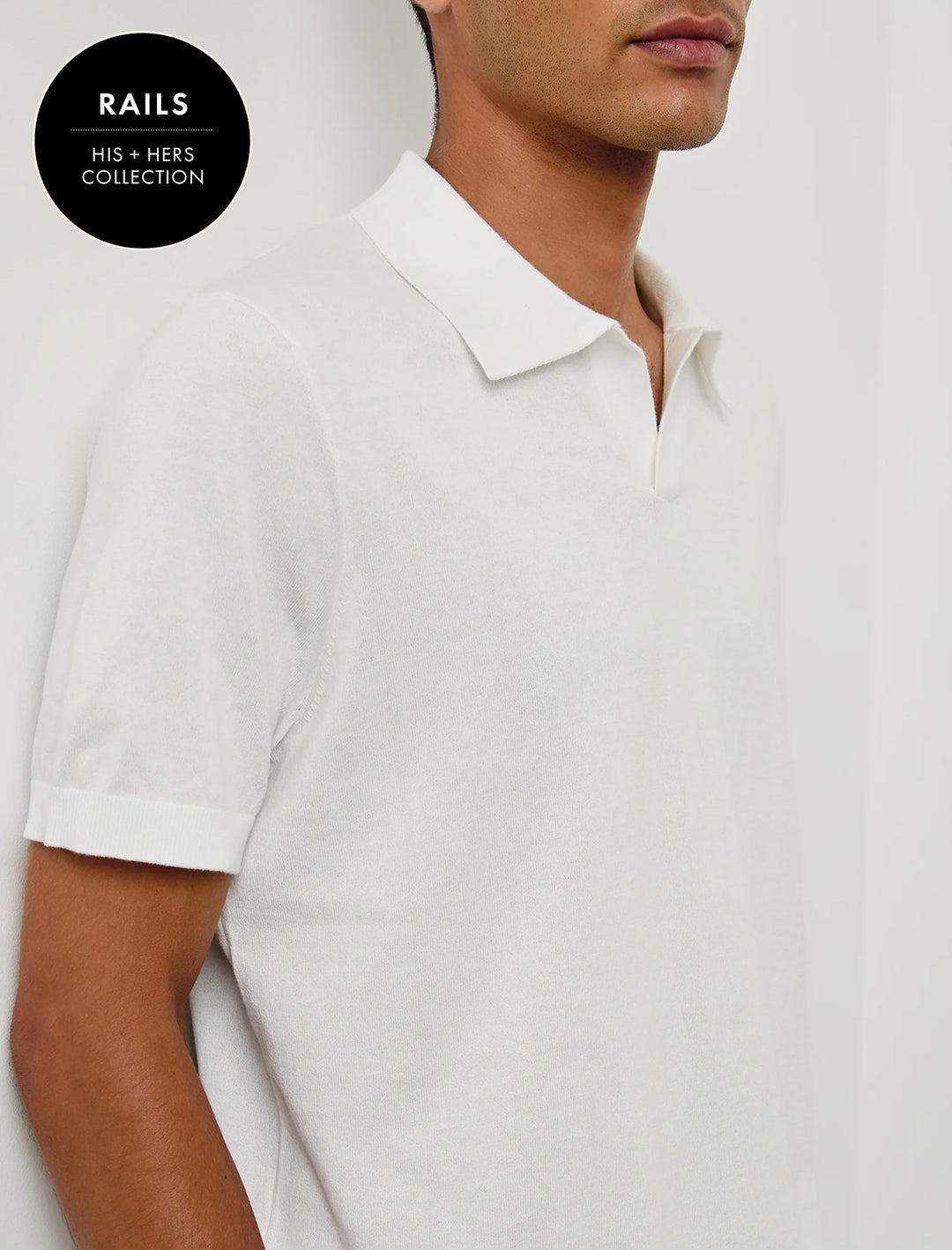 men's hayden polo shirt in white (2)
