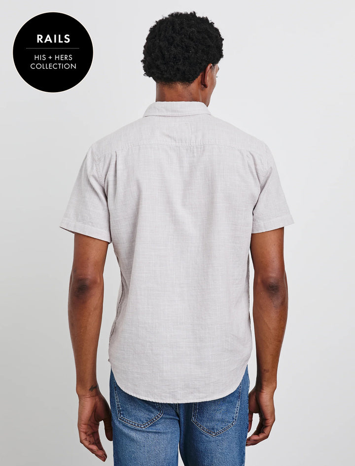 men's fiarfax shirt in tahini etch (4)