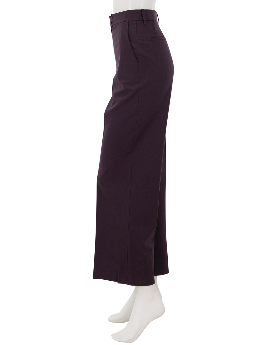 traceable wool classic pant in dark iris