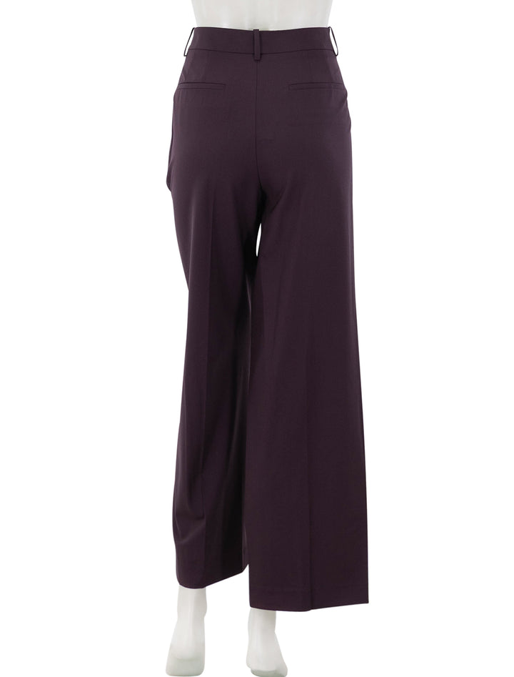 traceable wool classic pant in dark iris