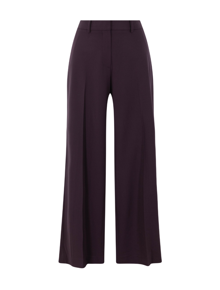traceable wool classic pant in dark iris