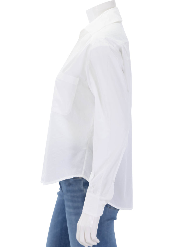 the daily shirt in white