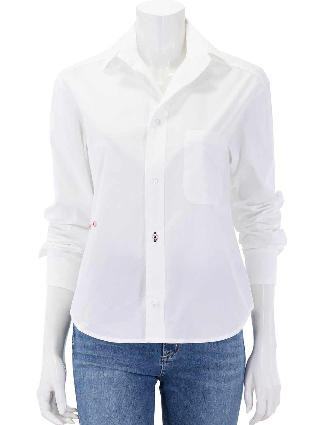 the daily shirt in white