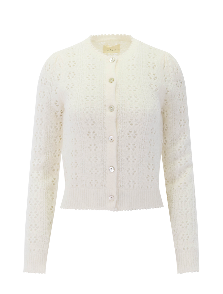 emery cardigan in ivory