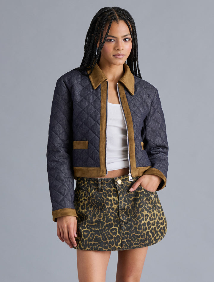 agatha jacket in dark indigo