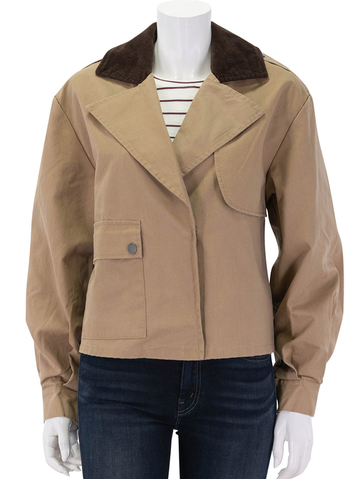 luisa jacket in tan