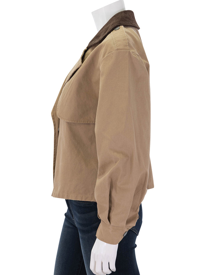 luisa jacket in tan