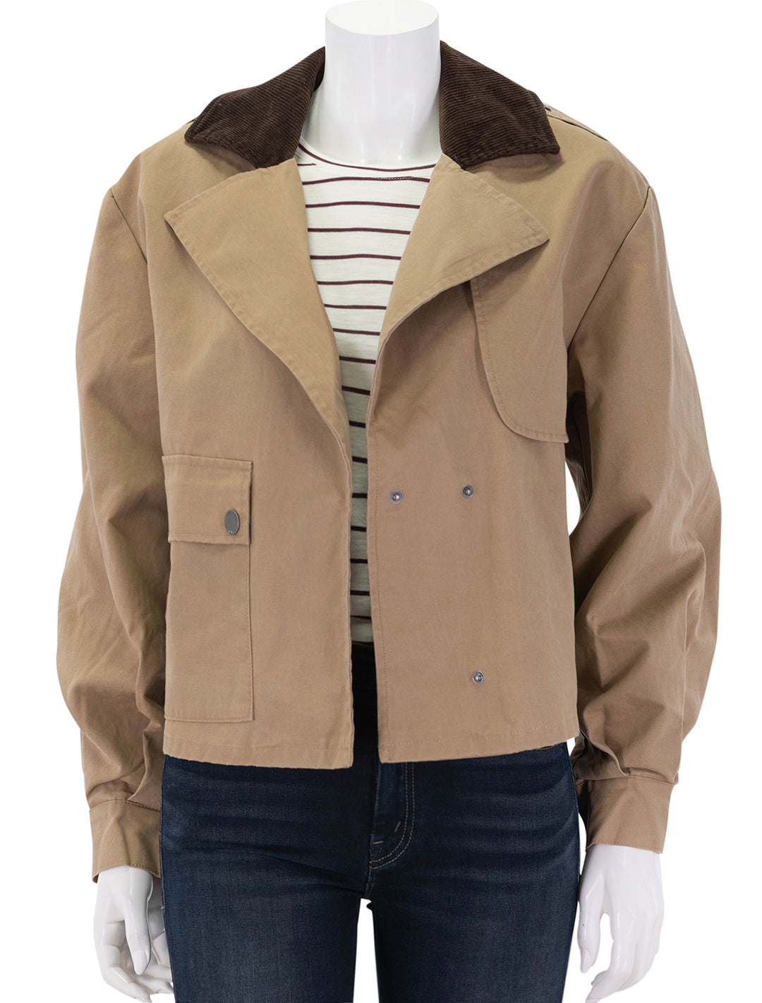 luisa jacket in tan