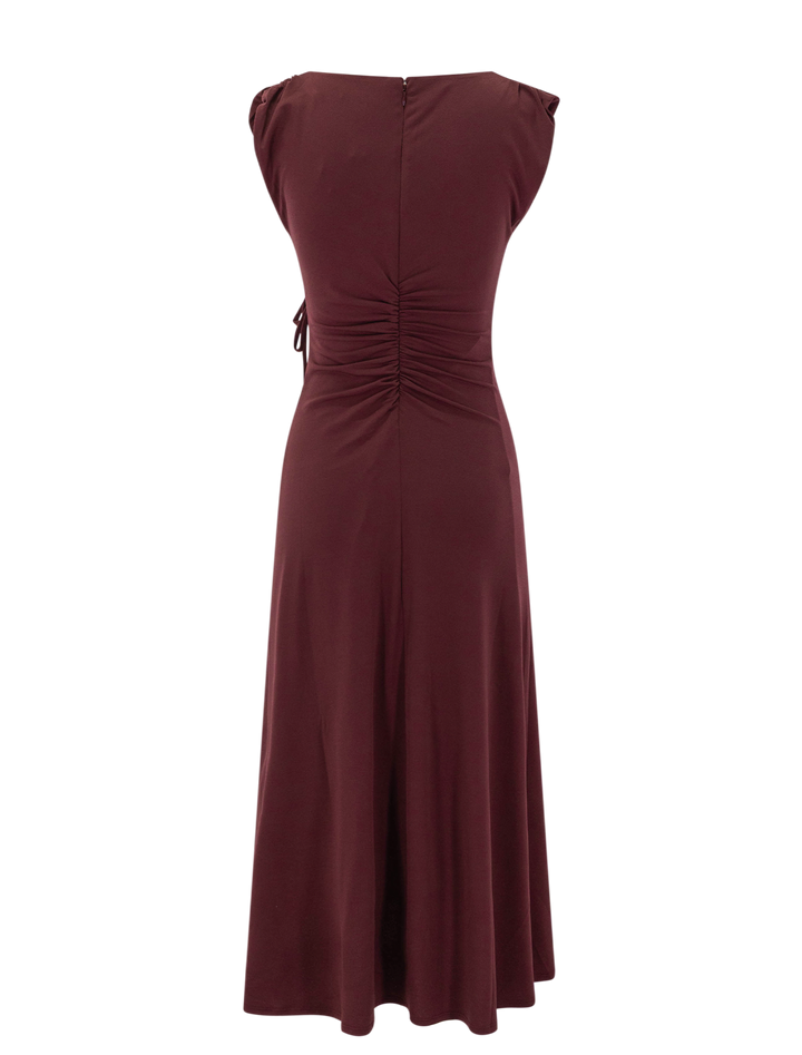 arly dress in rouge